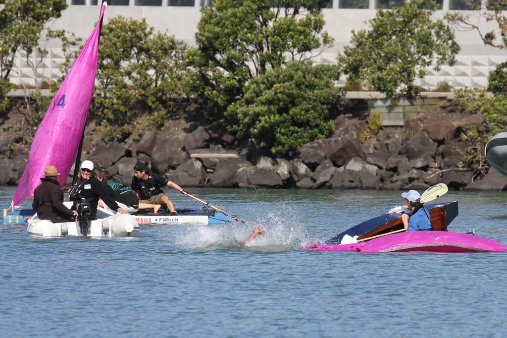 Well, the rescue crew enjoyed it - 2012 Marine Trades Challenge &copy; Richard Gladwell www.photosport.co.nz